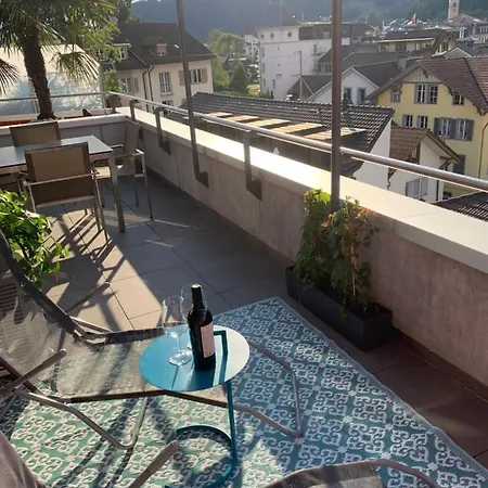 Luxury Penthouse With Mountain View Terrace * Interlaken